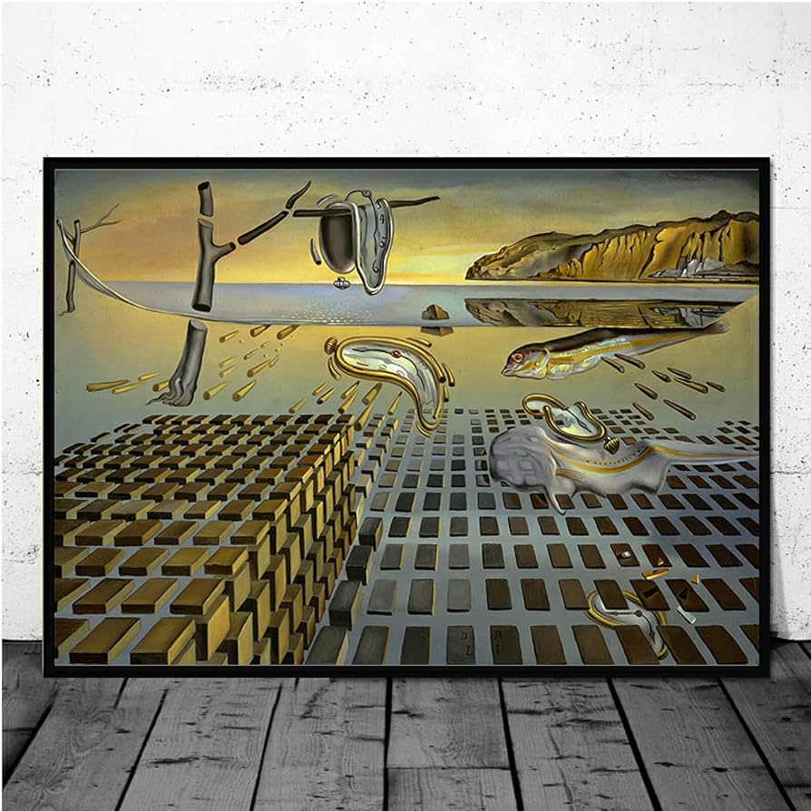Amazon｜サルバドールダリによるシュルレアリスム絵画インテリア